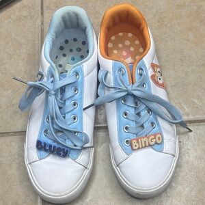 Bluey Women’s Sneakers - Blue and Orange